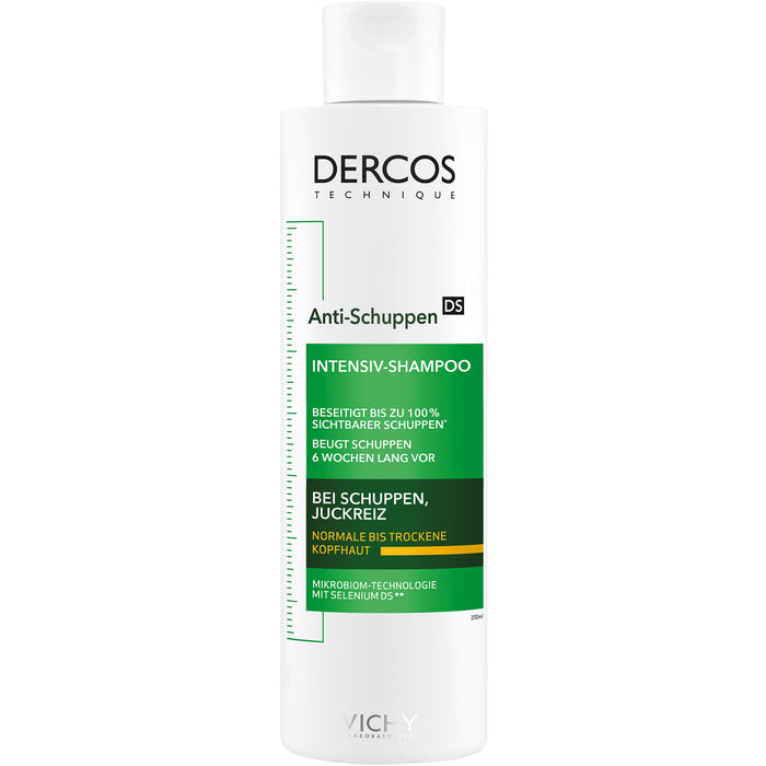 VICHY DERCOS Anti-Schuppen Intensiv-Shampoo bei Juckreiz, 200 ml Shampoing