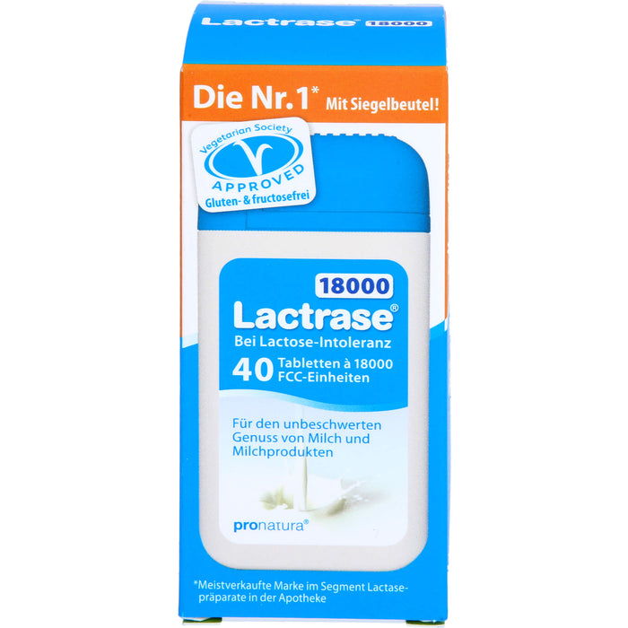 Lactrase 18000 bei Lactose-Intoleranz Tabletten, 80 pcs. Tablets