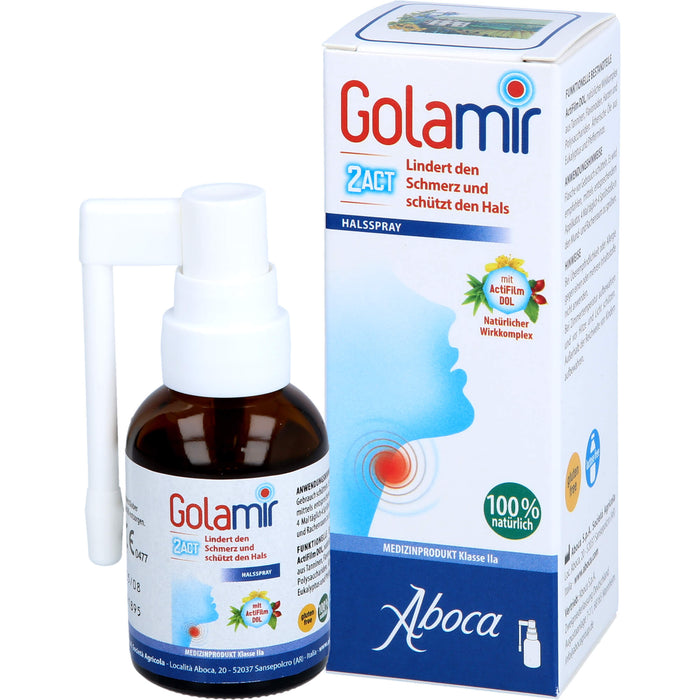 Golamir 2Act Halsspray, 30 ml Lösung