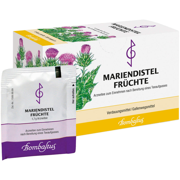 Mariendistelfrüchte, 20 pc Sac filtrant