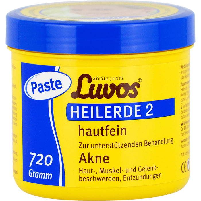 Luvos Heilerde 2 hautfein zur unterstützenden Behandlung von Akne, 720 g Crème