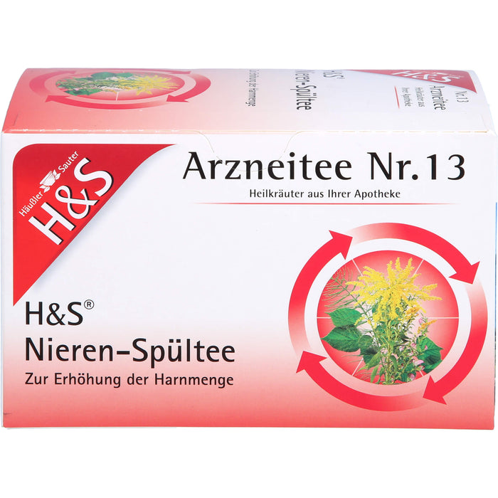 H&S Nieren-Spültee Arzneitee Nr. 13, 20 pcs. Filter bag