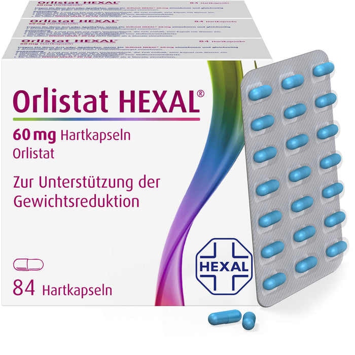 Orlistat HEXAL 60 mg Hartkapseln, 252 pc Capsules