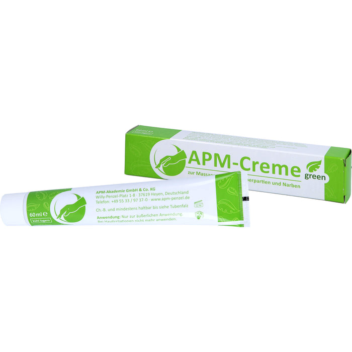 APM-Creme green zur Massage größerer Körperpartien und Narben, 60 ml Crème