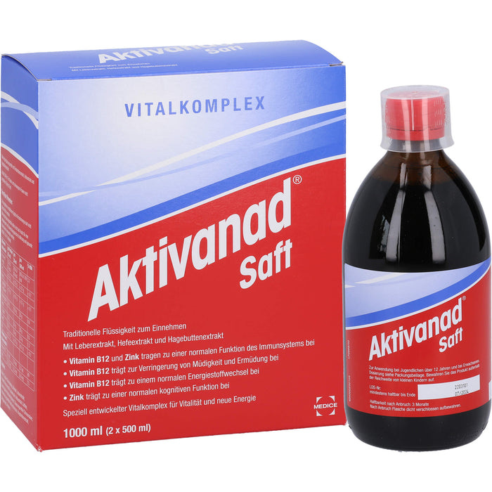 Aktivanad Saft, 1000 ml Lösung