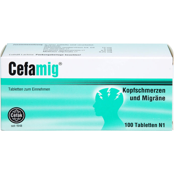 Cefamig Tabletten, 100 St TAB