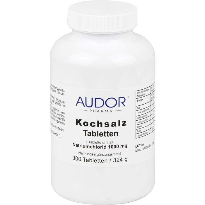 AUDOR Kochsalz Tabletten, 300 St. Tabletten