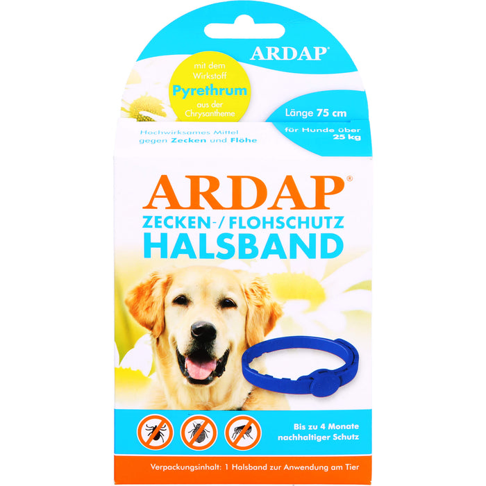 ARDAP Zecken-/Flohschutzhalsband gr.Hunde üb. 25kg, 1 St XHA