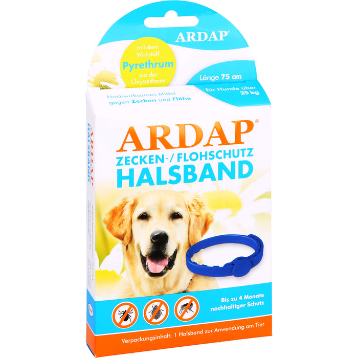 ARDAP Zecken-/Flohschutzhalsband gr.Hunde üb. 25kg, 1 St XHA