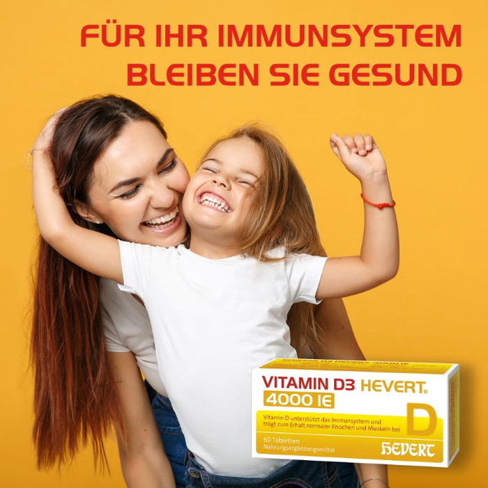 Vitamin D3 Hevert 4000 IE Tabletten, 60 pcs. Tablets