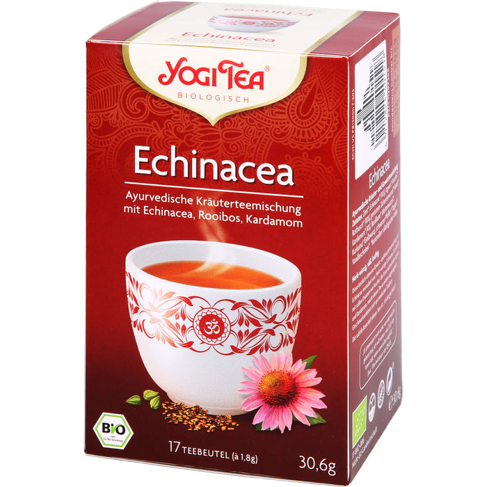 YOGI TEA Echinacea ayurvedische Kräuterteemischung, 17 St. Filterbeutel