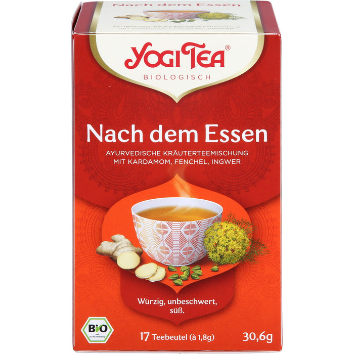 YOGI TEA Nach dem Essen ayurvedische Kräuterteemischung, 17 pc Sac filtrant