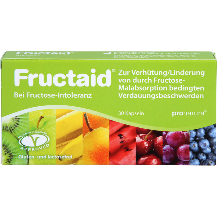 Fructaid Kapseln bei Fructose-Intoleranz, 30 pcs. Capsules