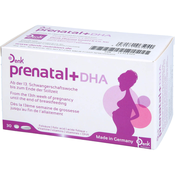 Denk Prenatal + DHA Tabletten, 60 pc Tablettes