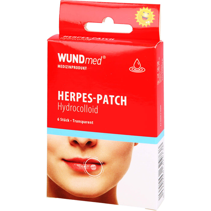 WUNDmed Herpes Patch fast unsichtbare Abdeckung von Lippenherpesbläschen, 5 St. Pflaster