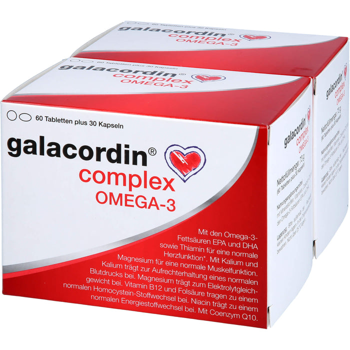 galacordin Complex Omega-3 Tabletten und Kapseln, 120 pc Tablettes