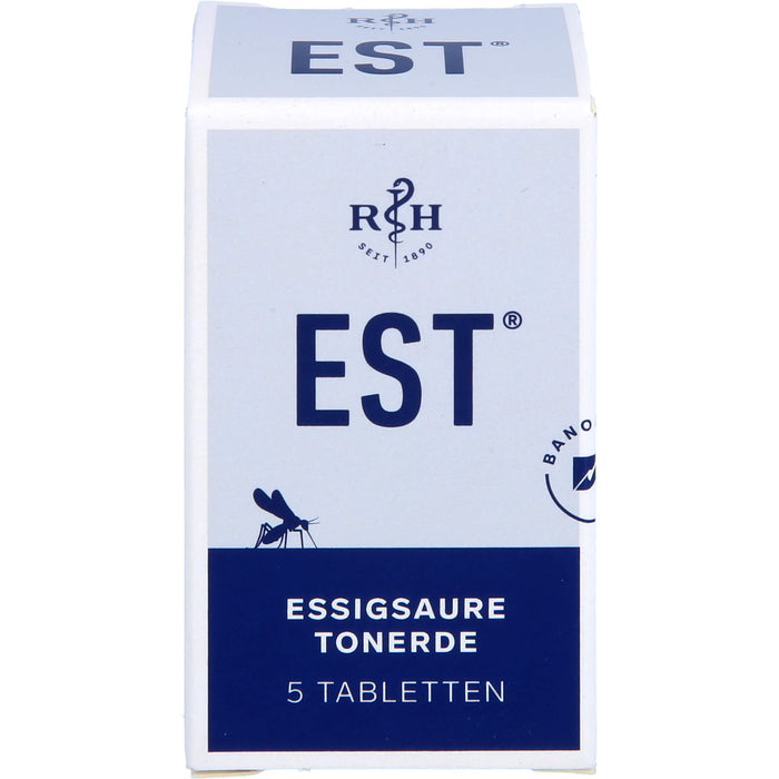 EST Essigsaure Tonerde Brausetablettem bei Quetschungen, Insektenstichen, Schwellungen und Verstauchungen, 5 pc Tablettes