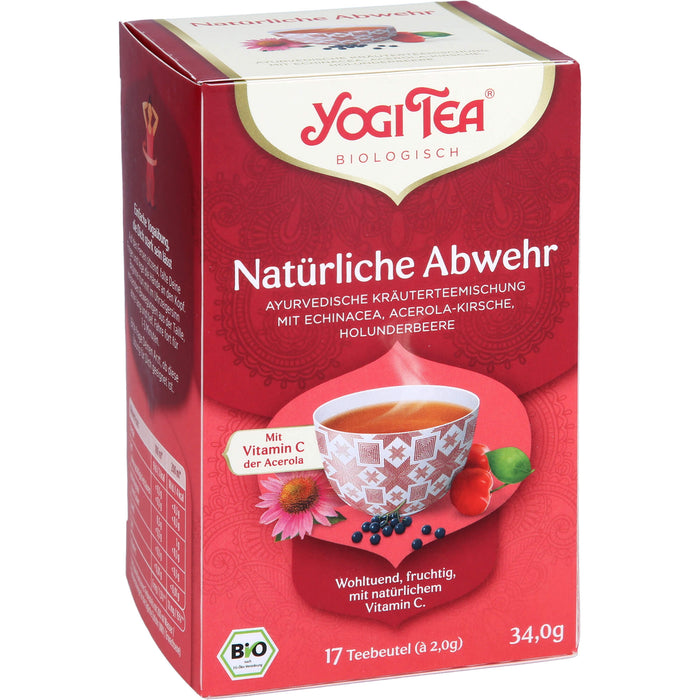 Yogi Tea Natürliche Abwehr Bio, 17X1.8 g FBE