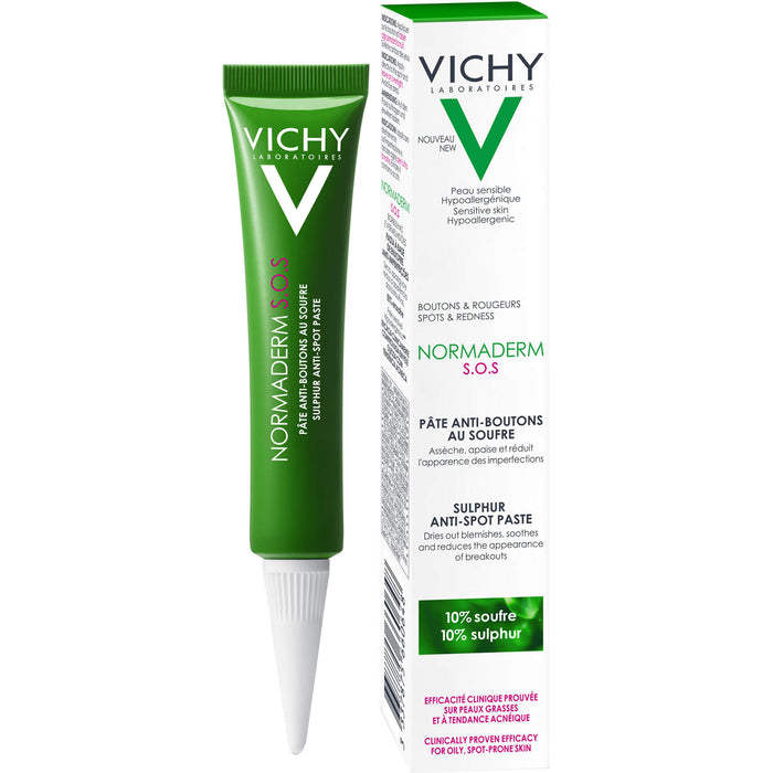 VICHY Normaderm S.O.S. Anti-Pickel Sulfur Paste, 20 ml Pâte