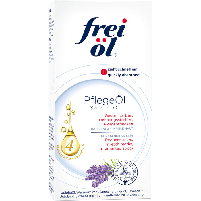 frei öl PflegeÖl gegen Narben, Dehnungsstreifen und Pigmentflecken, 200 ml Oil