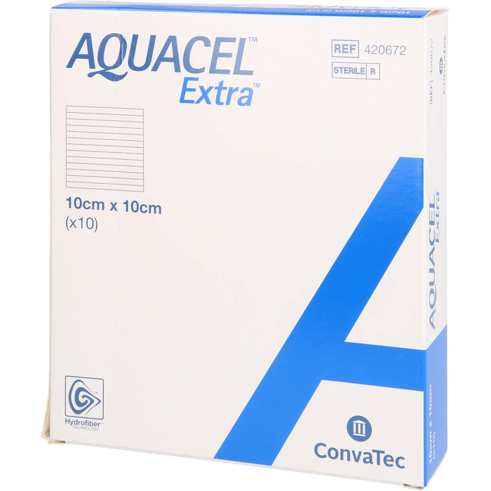 Aquacel Extra 10x10 cm Kompressen, 10 St KOM