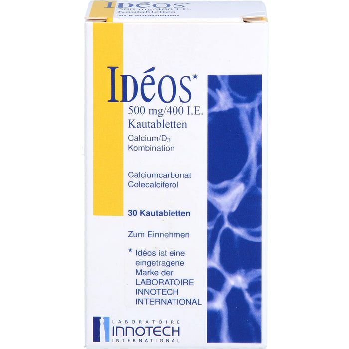 Ideos 500 mg/400 I.E. kohlpharma Kautabletten, 30 St KTA