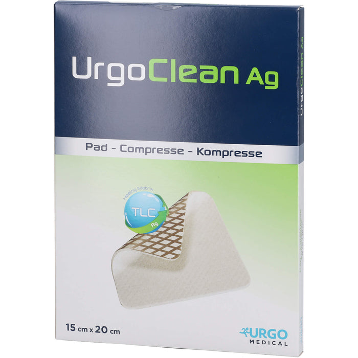 UrgoClean Ag Kompressen 15 x 20 cm, 5 pcs. dressing