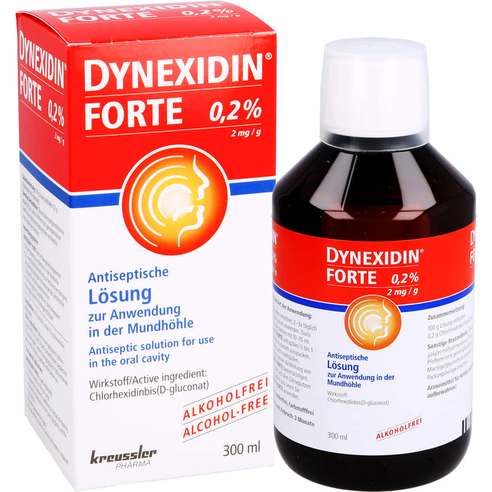 Dynexidin forte 0.2% antiseptische Lösung, 300 ml Solution