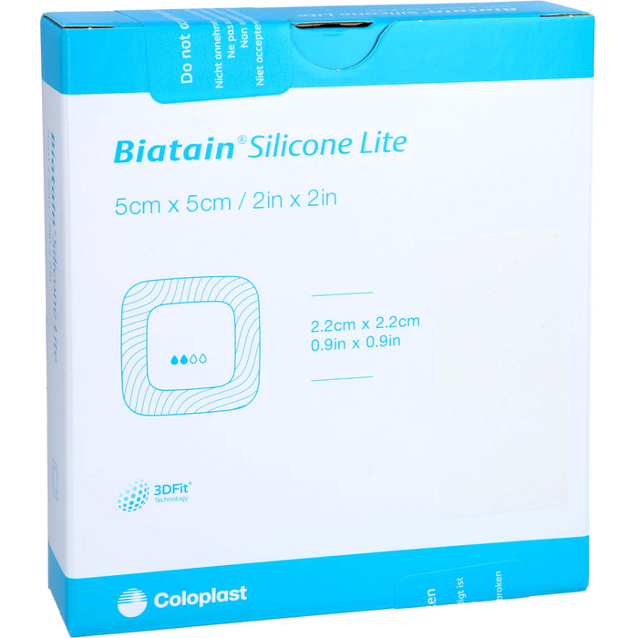 Biatain Silicone Lite Schaumverband 5x5cm, 5 St VER