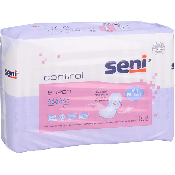 Seni Control Super, 15 pc Dépôts