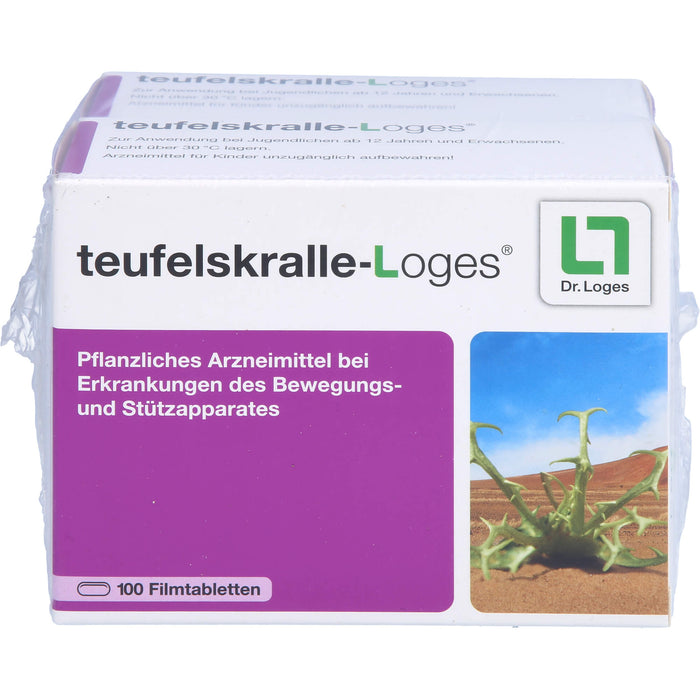 teufelskralle-Loges Tabletten bei Erkrankungen des Bewegungs- und Stützapparates, 200 pcs. Tablets