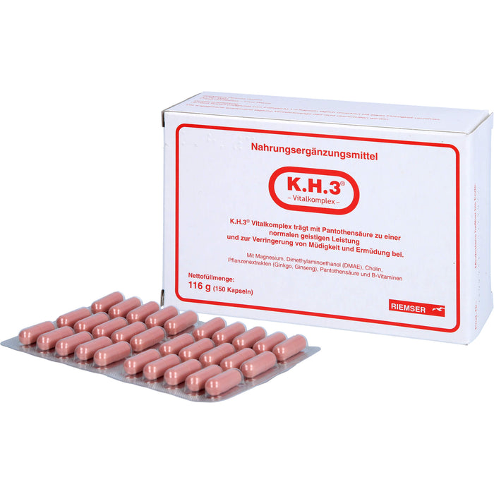 K.H.3 Vitalkomplex Kapseln, 150 pcs. Capsules