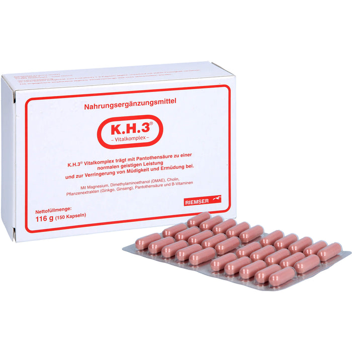 K.H.3 Vitalkomplex Kapseln, 150 pcs. Capsules