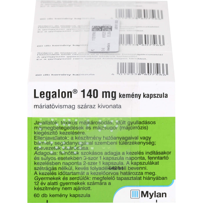 Legalon 140 mg Hartkapseln bei Lebererkrankungen, 180 pcs. Capsules