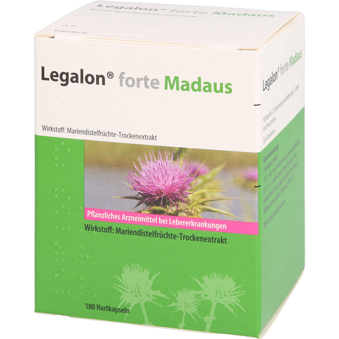 Legalon forte Madaus, Hartkapseln, 180 pcs. Capsules