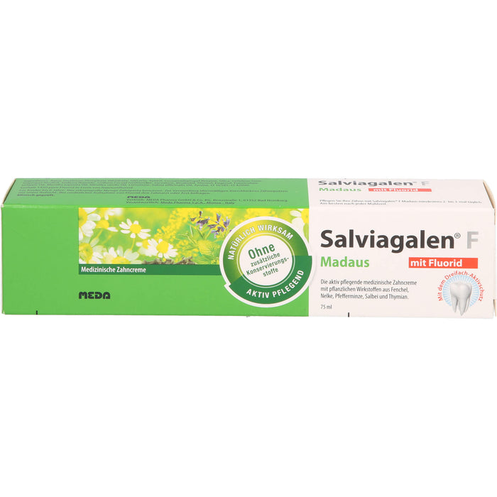 Salviagalen F Madaus Zahncreme mit Fluorid, 75 ml Zahncreme