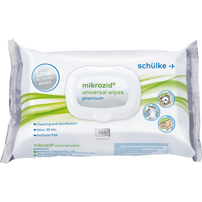 Schülke mikrozid universal wipes zur Desinfektion von Medizinprodukten und Flächen aller Art, 1 pcs. Cloths