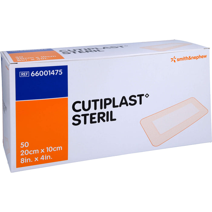 CUTIPLAST steril 20 cm x 10 cm Wundverband, 50 St. Wundauflagen