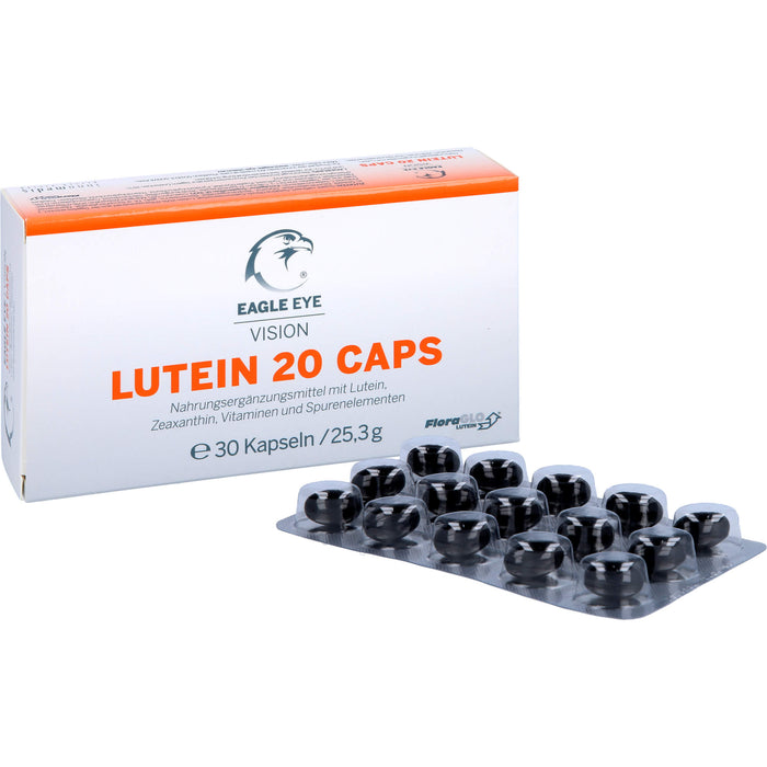 EAGLE EYE Lutein 20 Vision Caps Kapseln, 30 St. Kapseln