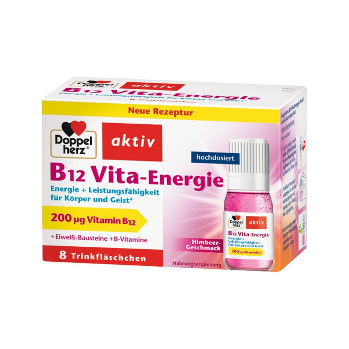 Doppelherz B12 Vita-Energie Trinkfläschchen, 8 pc Ampoules