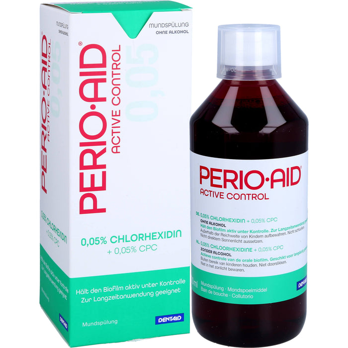 Perio-Aid Active Control Mundspülung, 500 ml Solution