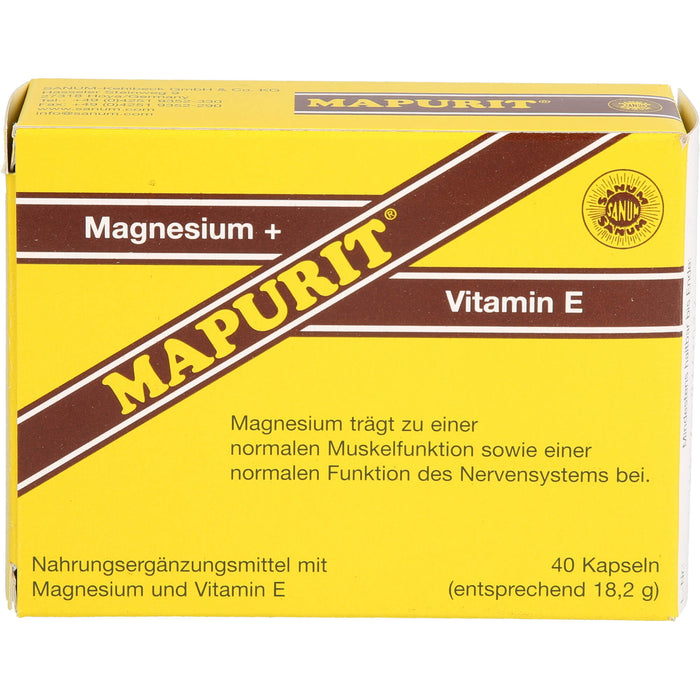 MAPURIT Kapseln, 40 pcs. Capsules