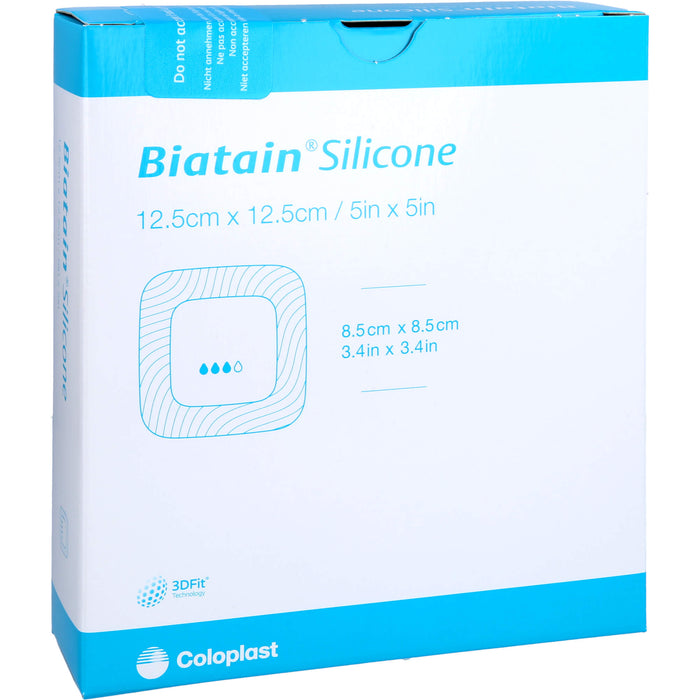 Biatain Silicone Schaumverband 12,5x12,5cm, 10 St VER