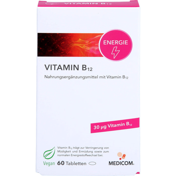 MEDICOM Vitamin B12 Tabletten, 60 St. Tabletten