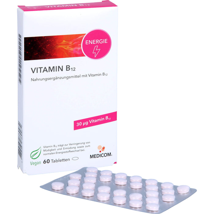 MEDICOM Vitamin B12 Tabletten, 60 pc Tablettes