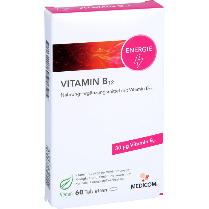 MEDICOM Vitamin B12 Tabletten, 60 St. Tabletten