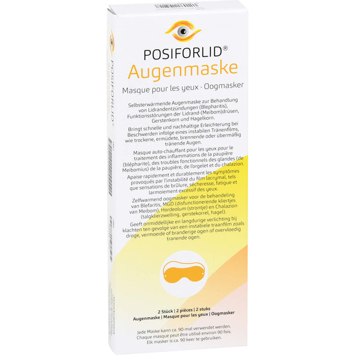 POSIFORLID Augenmaske zur Wärmebehandlung, 2 pcs. Masks