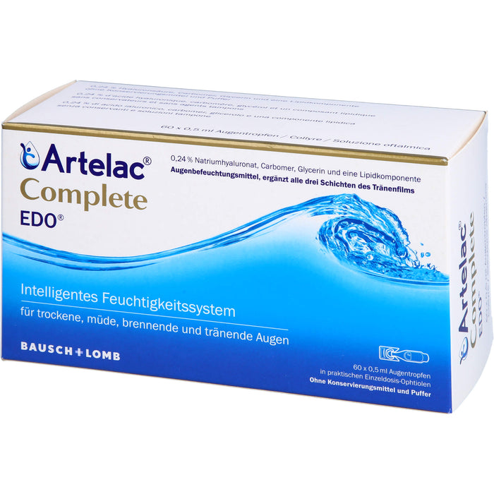 Artelac Complete Augentropfen EDO, 60 St. Einzeldosispipetten