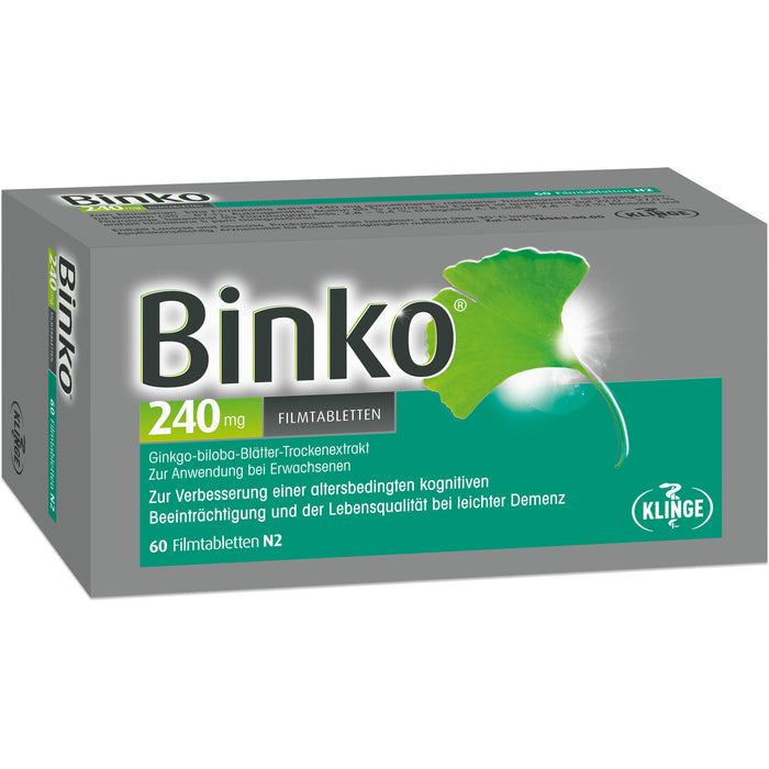 Binko 240 mg Filmtabletten, 60 pc Tablettes