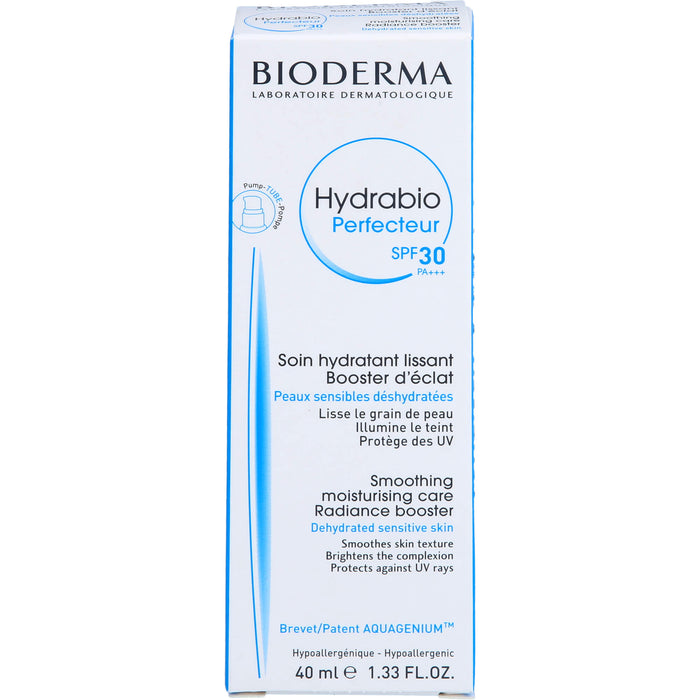 BIODERMA Hydrabio Perfecteur SPF 30 Feuchtigkeitscreme, 40 ml Crème